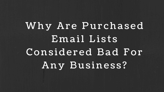 Purchased Email Lists