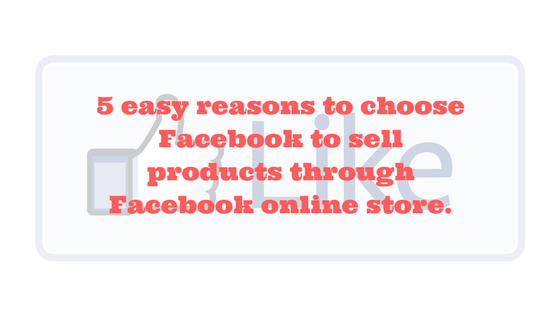 Facebook online store