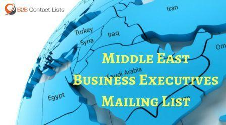 Middle East Business Executives Mailing List