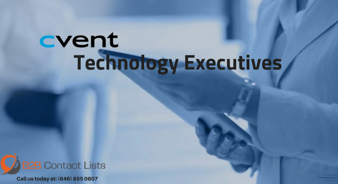 Cvent Technology Executives Mailing List in USA